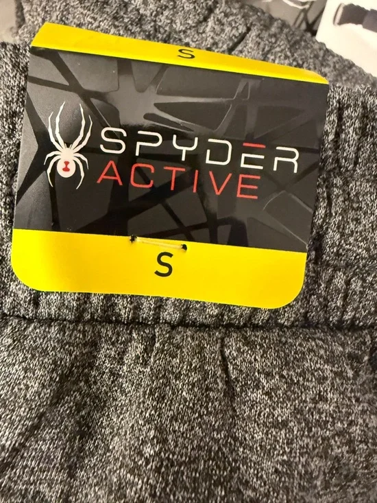NWT Men’s Spyder Active Jogger Grey-Small - Picture 15 of 16